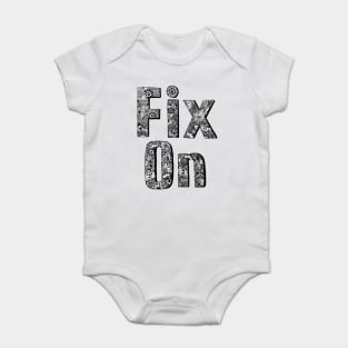 Mingi - Fix On Zentangle Baby Bodysuit